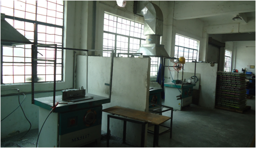 Woodworking machine production line 